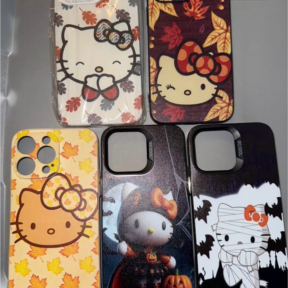 Hello Kitty Themed Phone Cases - Multicolor